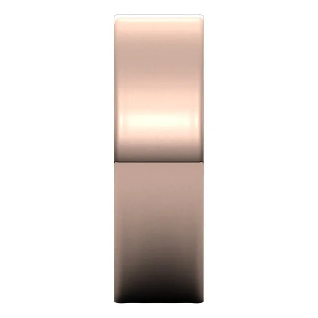 14K Rose Gold Flat Ultra-Light Wedding Band, 6 mm Wide