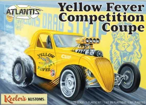 Atlantis Models Keeler's Kustoms Yellow Fever Competition Coupe 1:25 13101 Plastic Model Kit