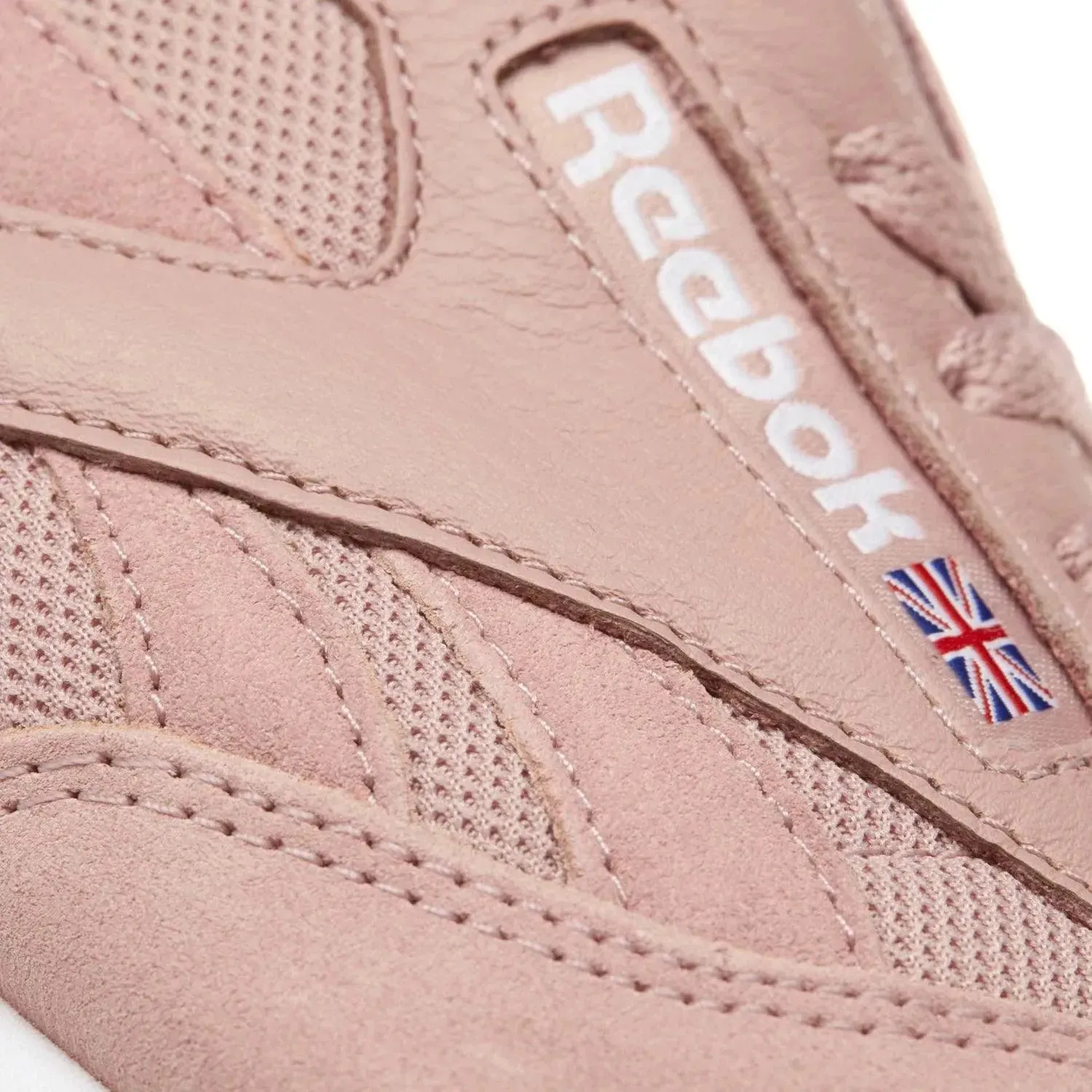 CL Leather ESTL - Chalk Pink / White