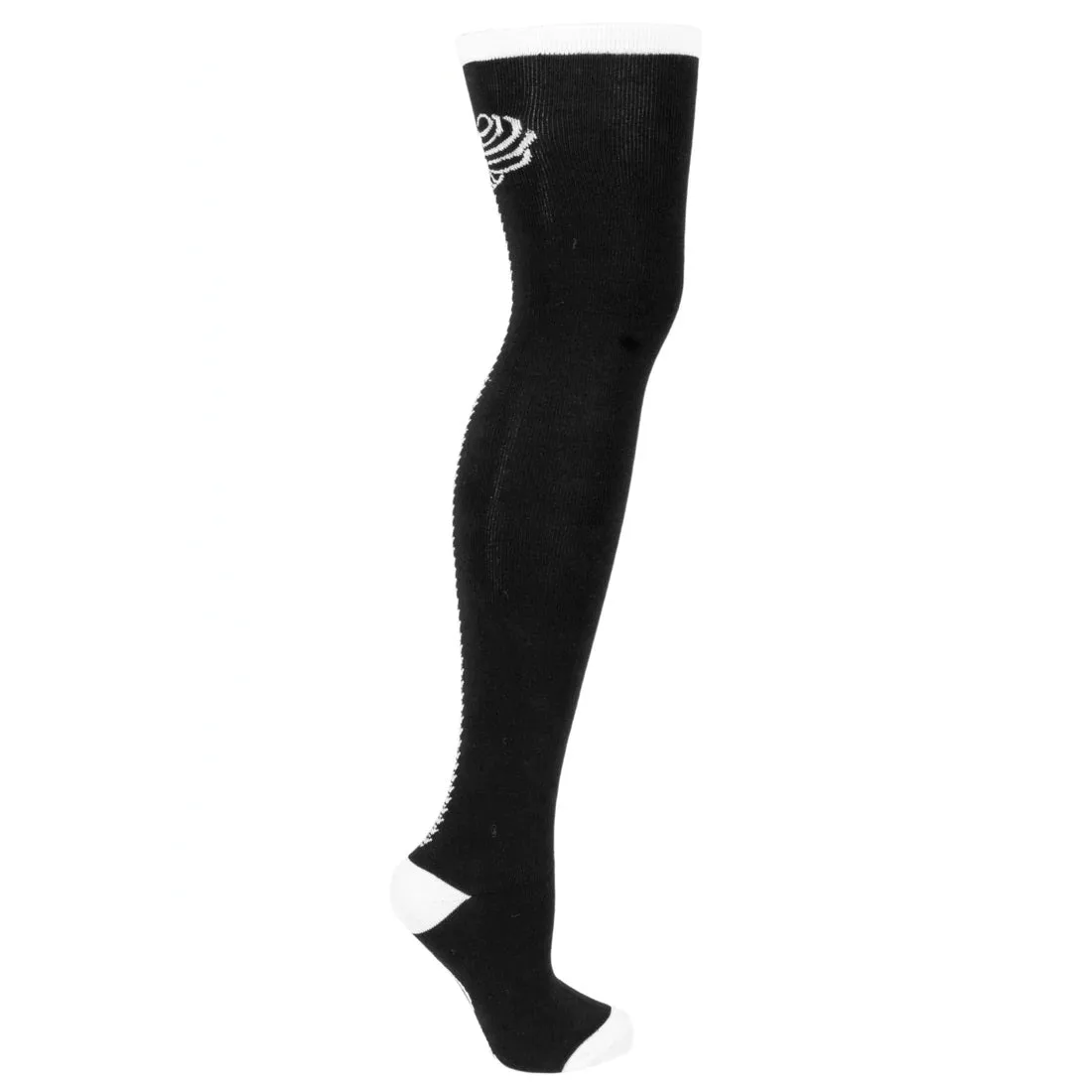 Heartbone Spine Thigh High Socks