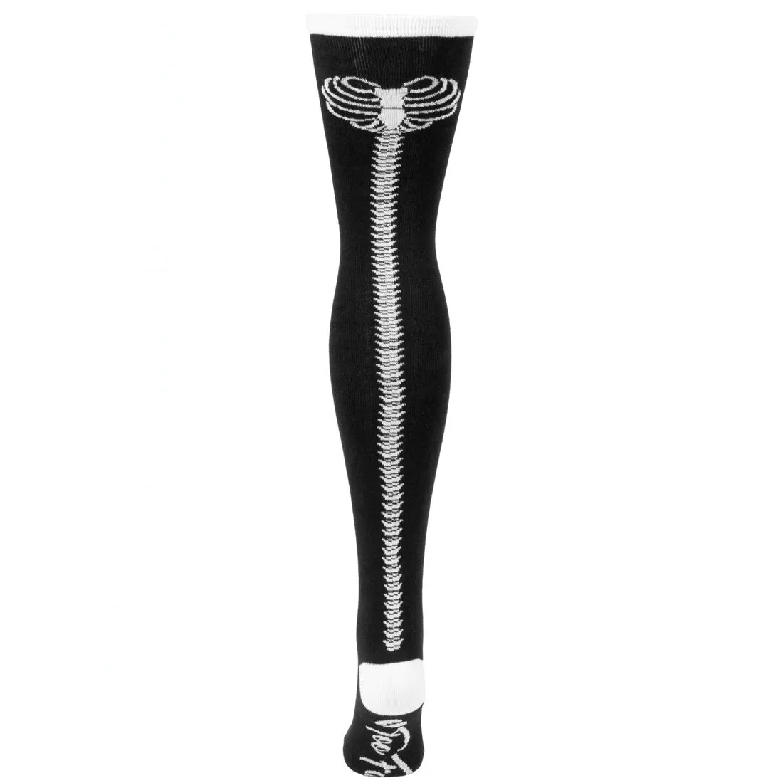 Heartbone Spine Thigh High Socks