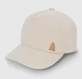 Kids Cotton Baseball Caps | Beige 6-24months