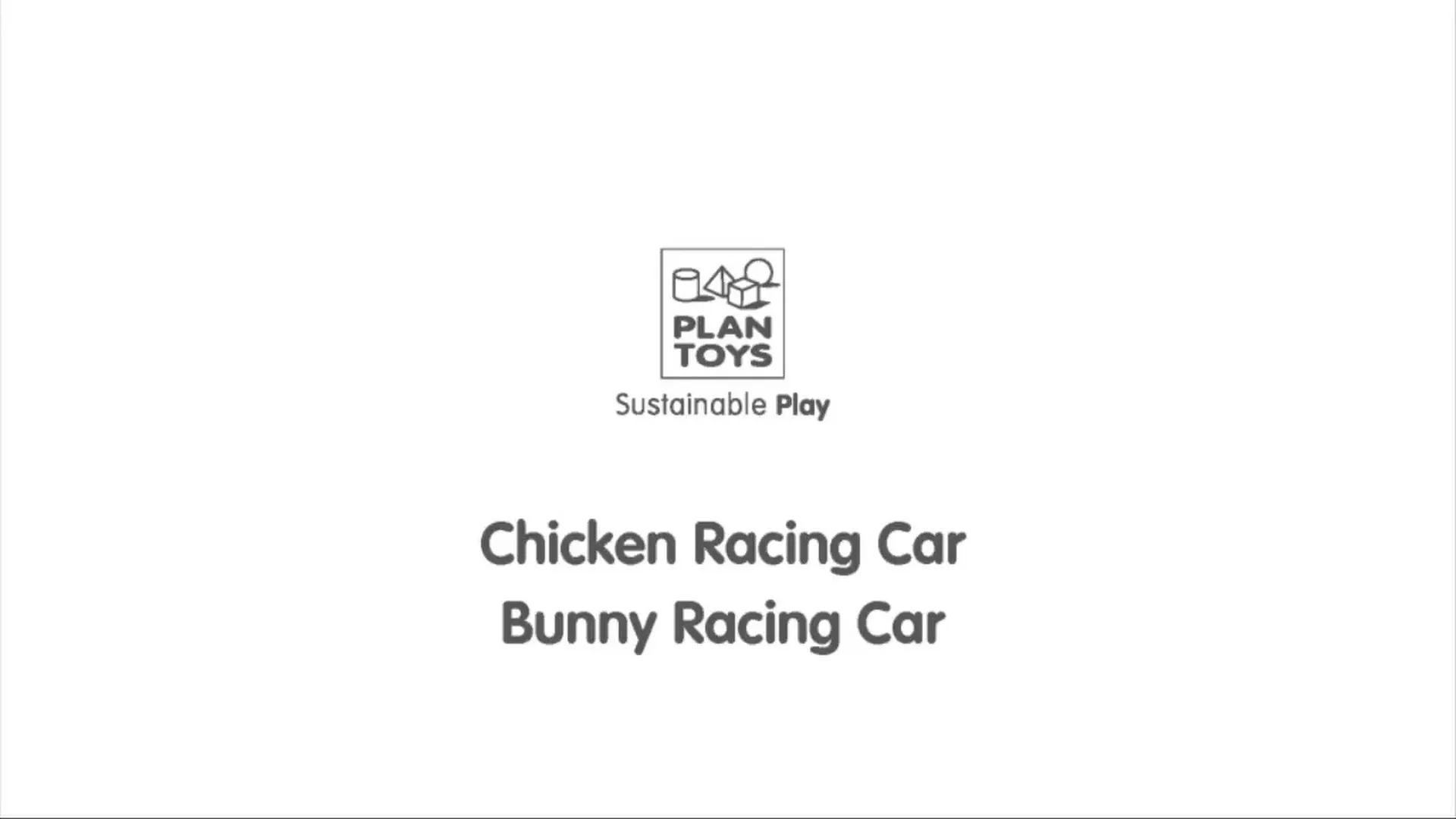 PlanToys Bunny Racing Car