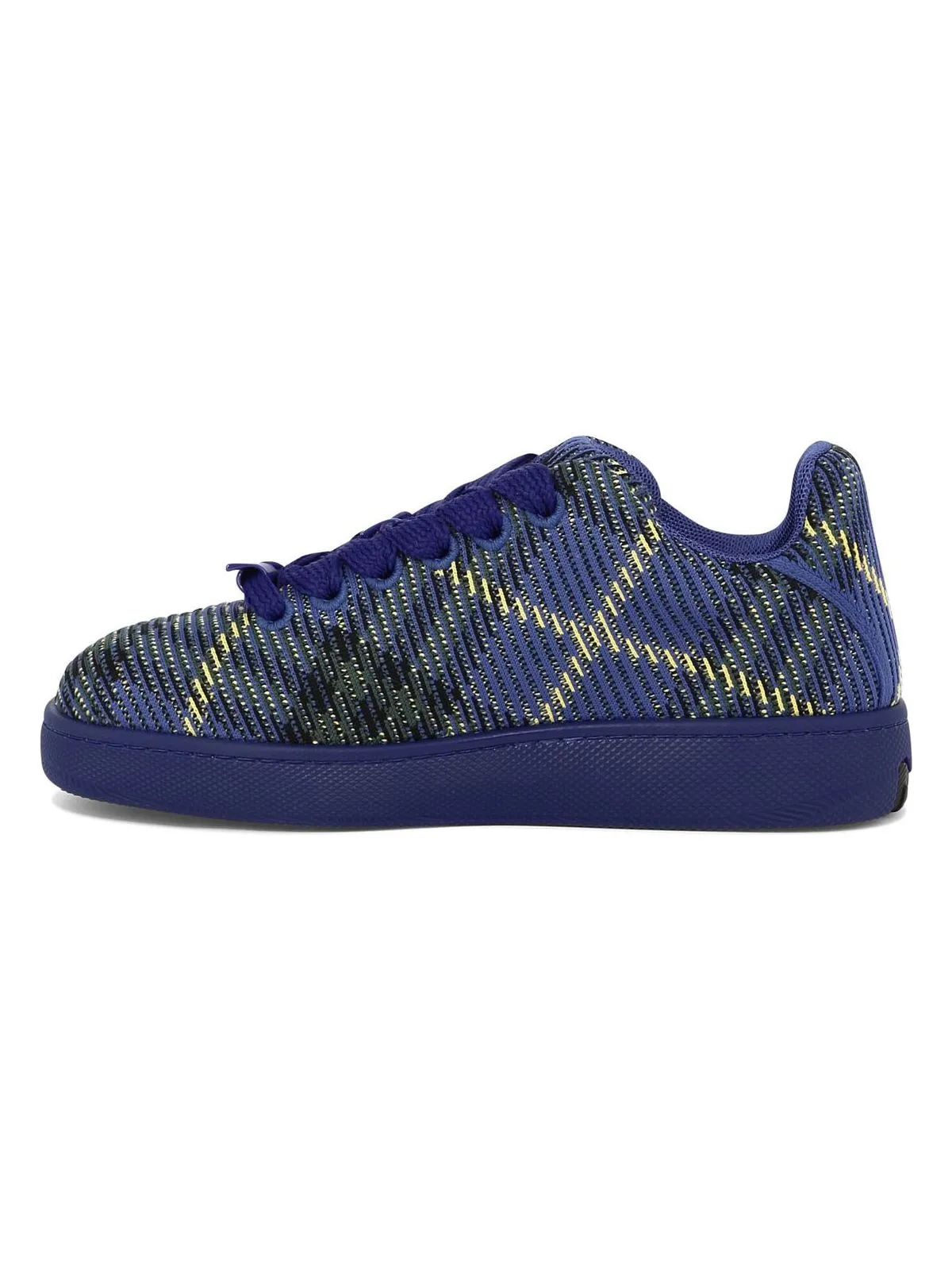 "CHECK KNIT BOX" SNEAKERS