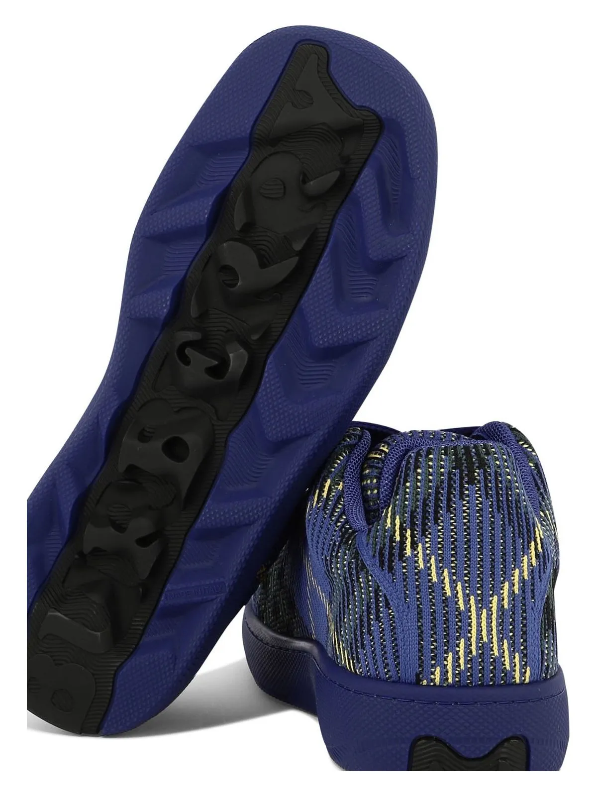 "CHECK KNIT BOX" SNEAKERS