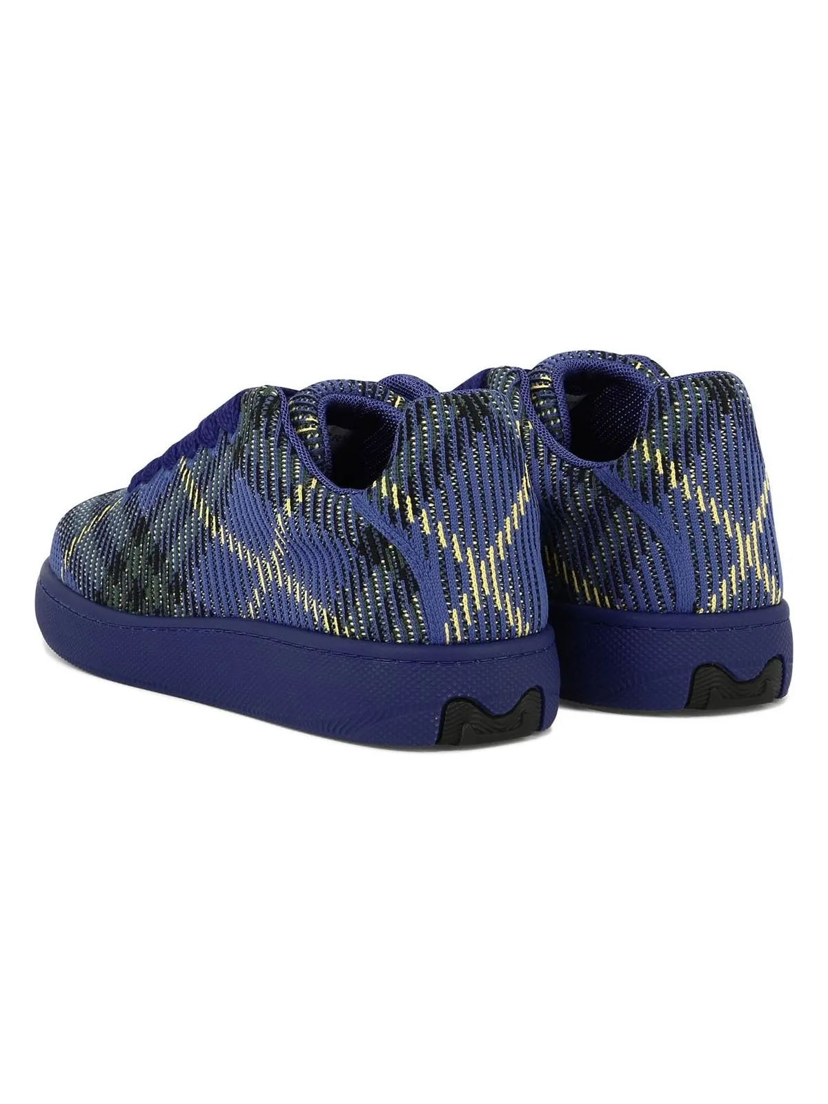 "CHECK KNIT BOX" SNEAKERS