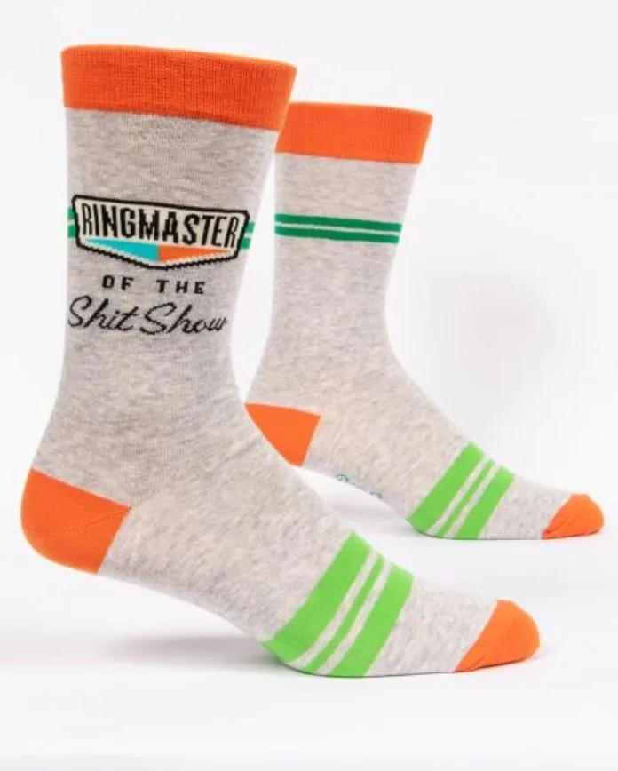 Ringmaster Of This Sh*t Show Men's Crew Socks