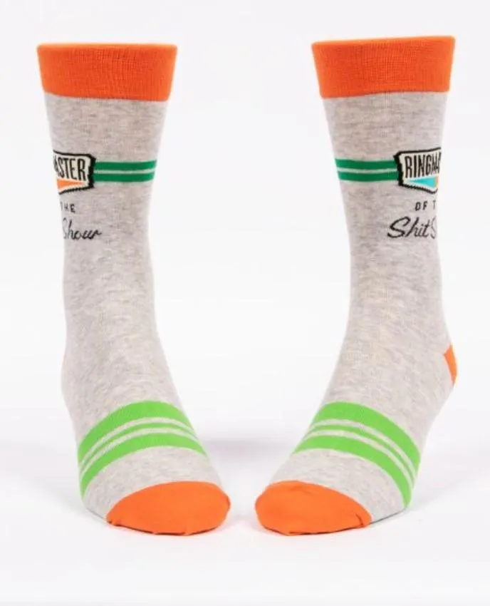 Ringmaster Of This Sh*t Show Men's Crew Socks