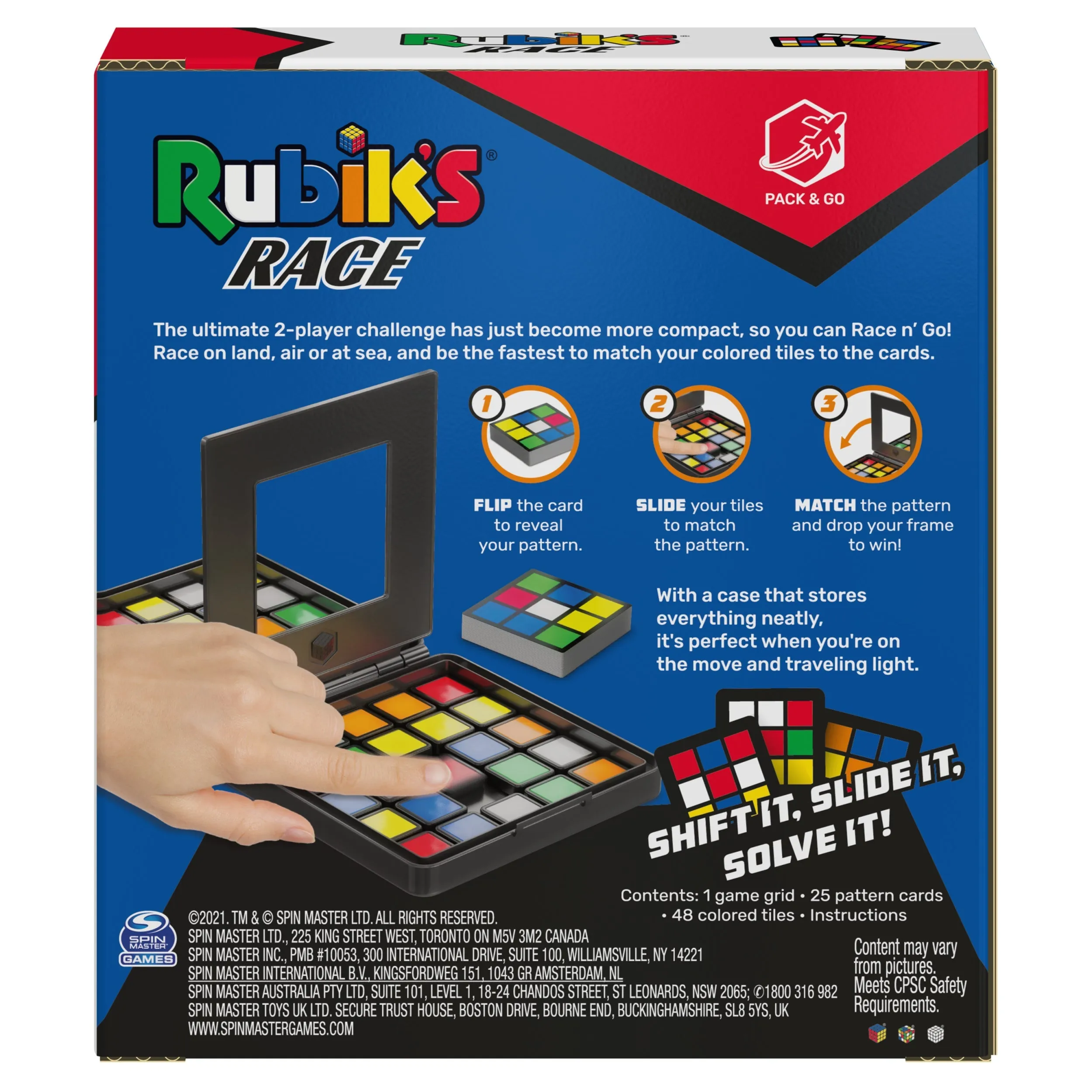 Rubik’s Race, Pack & Go