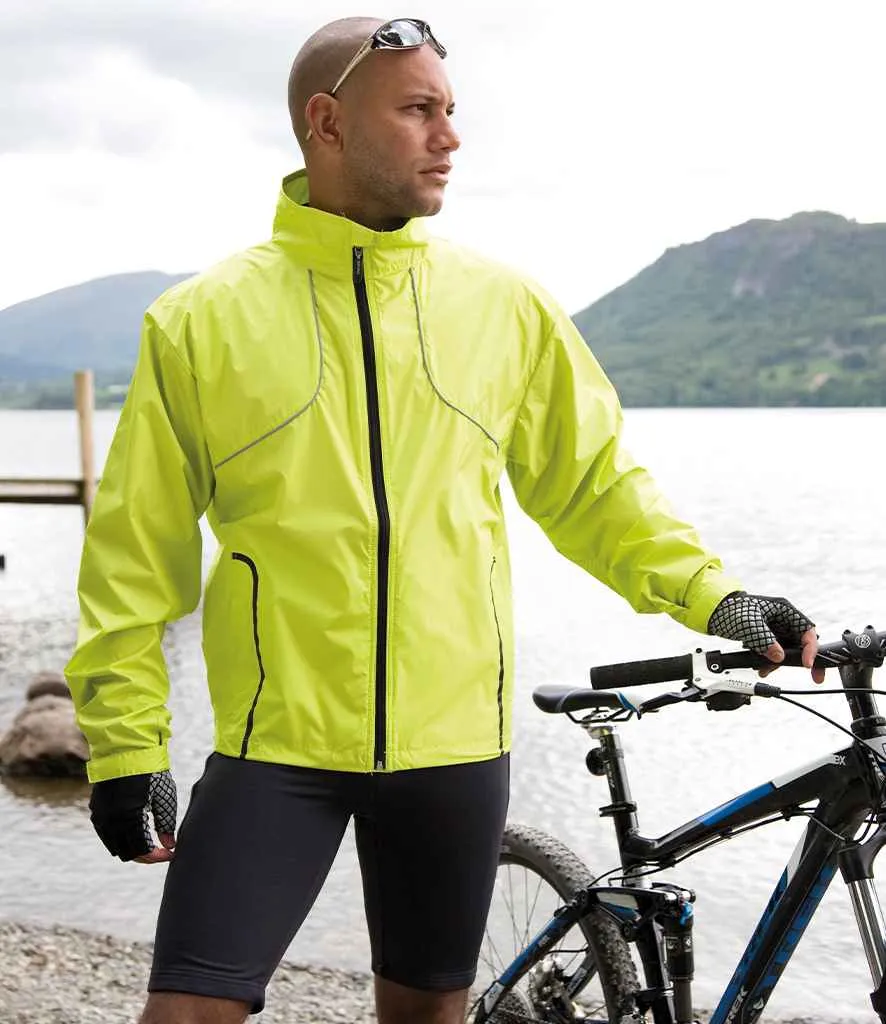 Spiro Bikewear Crosslite Trail and Track Jacket | Neon Lime