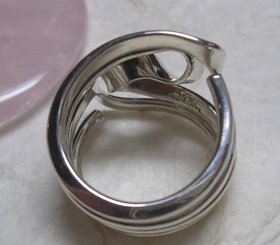 Sterling Silver Four Turn Vortex Energy Ring™.